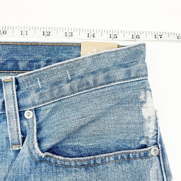 NWT Madewell Jeans The Dad Limited Edition Distressed Bleach Splattered. Size 29 - Picture 8 of 16